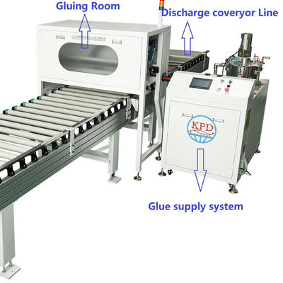 Machine de pulvérisation de colle pour panneaux de sandwich, diffuseur de PU, machine de distribution de pur, applicateur de colle
