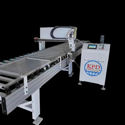 Machine de diffusion de colle de porte en PVC à panneau de nid d'abeille en bois poly