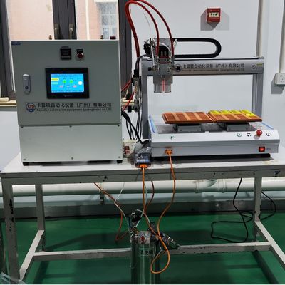 Robot de distribution de colle AB de haute précision pour le joint électronique d'étanchéité de revêtement en pot