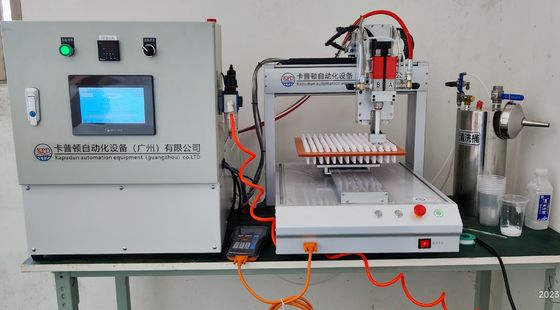 Robot de distribution de colle AB de haute précision pour le joint électronique d'étanchéité de revêtement en pot