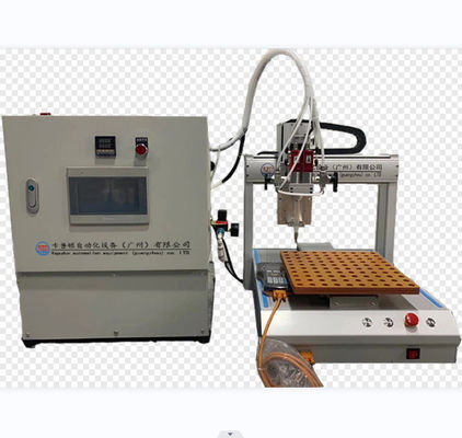 Robot de distribution de colle AB de haute précision pour le joint électronique d'étanchéité de revêtement en pot