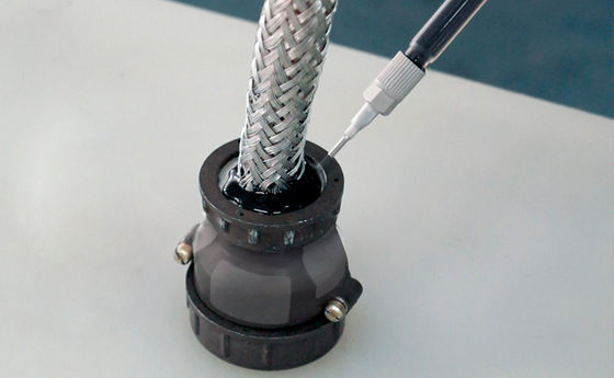 Systèmes électroniques de dosage de mélange 2K pour machine de mise en pot liquide