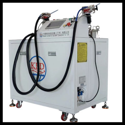 Machine à mélanger et à mettre en pot de composés de coulée AB à 2 composants pour l'étanchéité ou la mise en pot