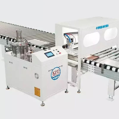 Machine à coller à base de nid d'abeille en aluminium ignifuge avec composants de noyau de pompe et pulvérisation en PU