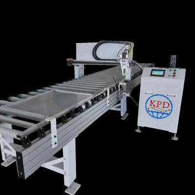 Ab machine à mettre de la colle pour la feuille de fibre de verre sur le noyau de nid d'aluminium