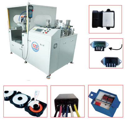 Machine de mise en pot de colle UV pour la coulée de remplissage à la résine époxy 2K AB