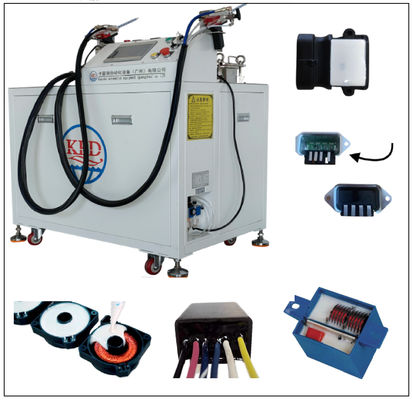 Machine de mise en pot de colle UV pour la coulée de remplissage à la résine époxy 2K AB
