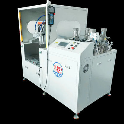 Machine à doser en résine de silicone à 2 composants pour la distribution de mélanges à l'aide d'un compteur de pottage