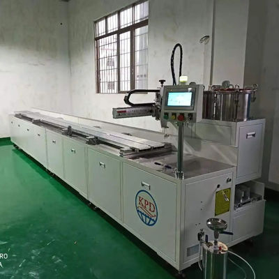 Machine à distribuer de la colle à lumière LED avec panneau de nid de miel