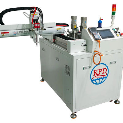 Machine de mise en pot de résine 2K automobile avec fonctions de dégassage et de mélange de colle