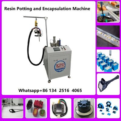Robot de distribution de colle en résine de polyuréthane entièrement automatique à deux composants machine de distribution de colle