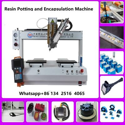 AB machine de distribution de mélange de colleur, machine automatique de mise en pot de colle pour conducteur LED machine automatique de mise en pot de résine époxy