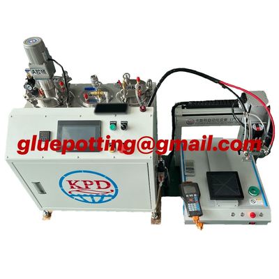 Dispensateur automatique de colle à deux composants Machine de distribution de silicone époxy 3 axes AB Machine de distribution de pâte époxy